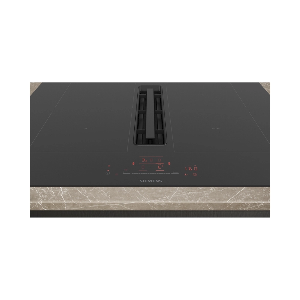 Siemens ED711HQ26E Induktionskochfeld Rahmenlos mit integriertem Dunstabzug 70cm