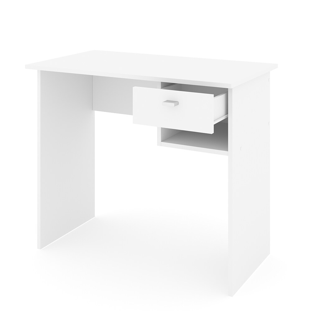 VICCO Schreibtisch COLIN Weiß Arbeitstisch Bürotisch Regal PC Tisch Schublade