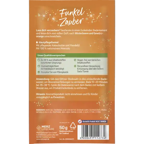 Glitzer-Badesalz Funkelzauber