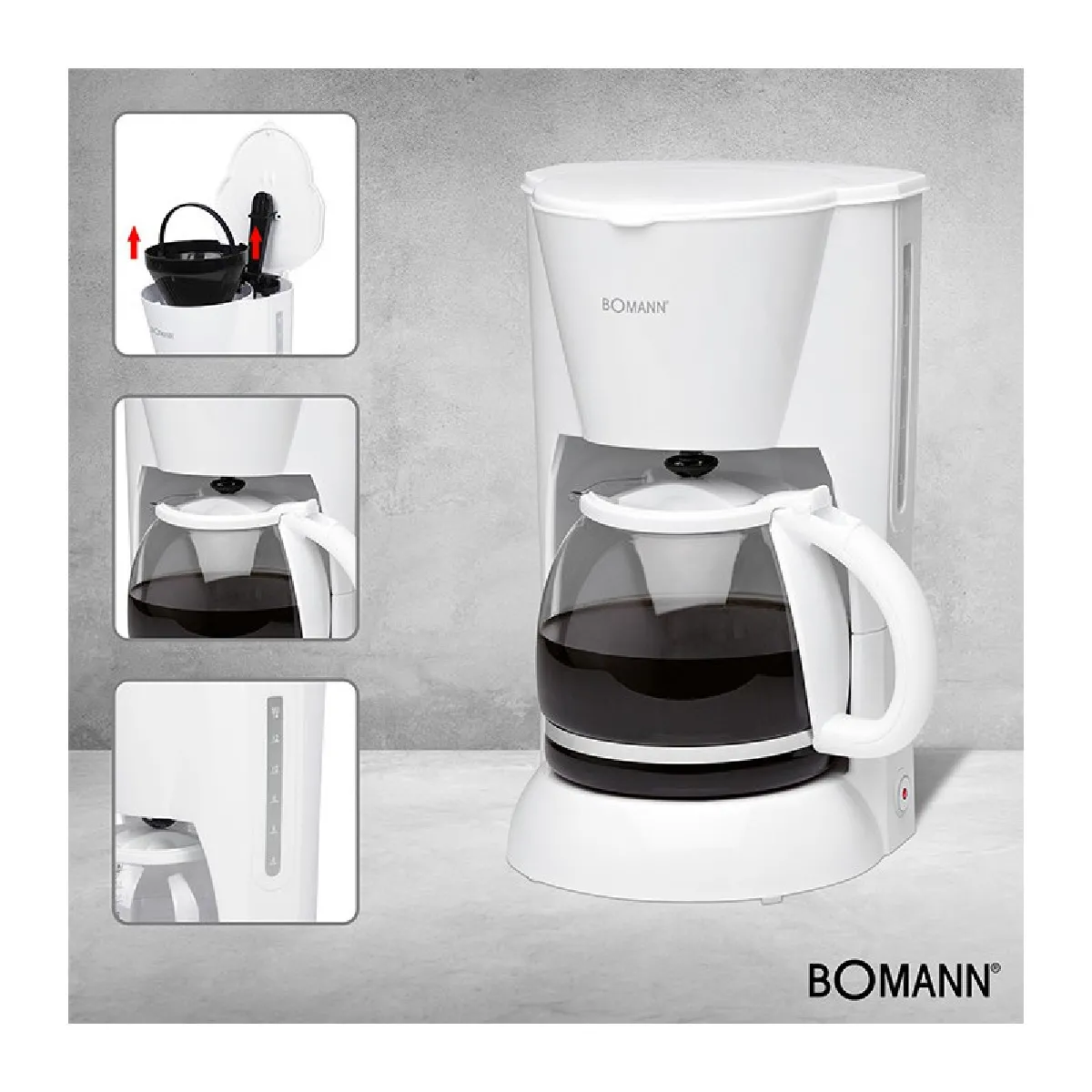 Bomann KA 183 CB - Blanc