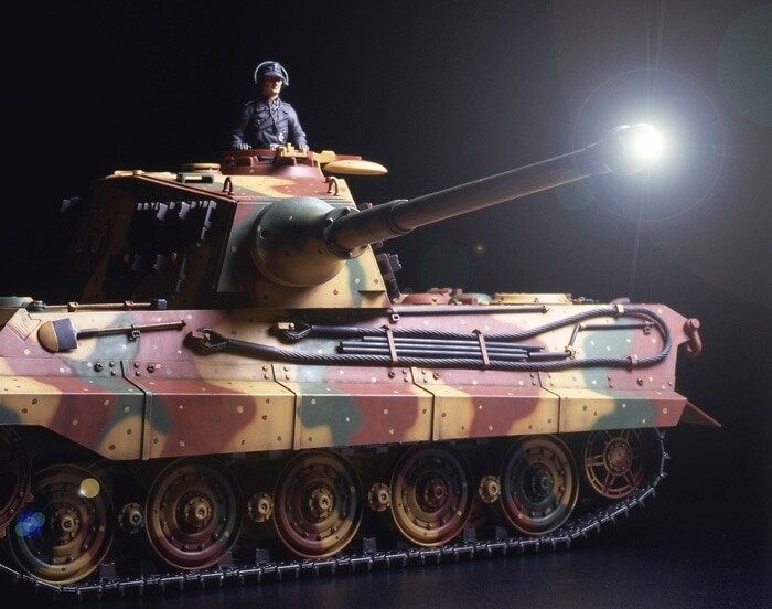Tamiya - Rc King Tiger Tank Med Option Kit - 1/16 - 56018