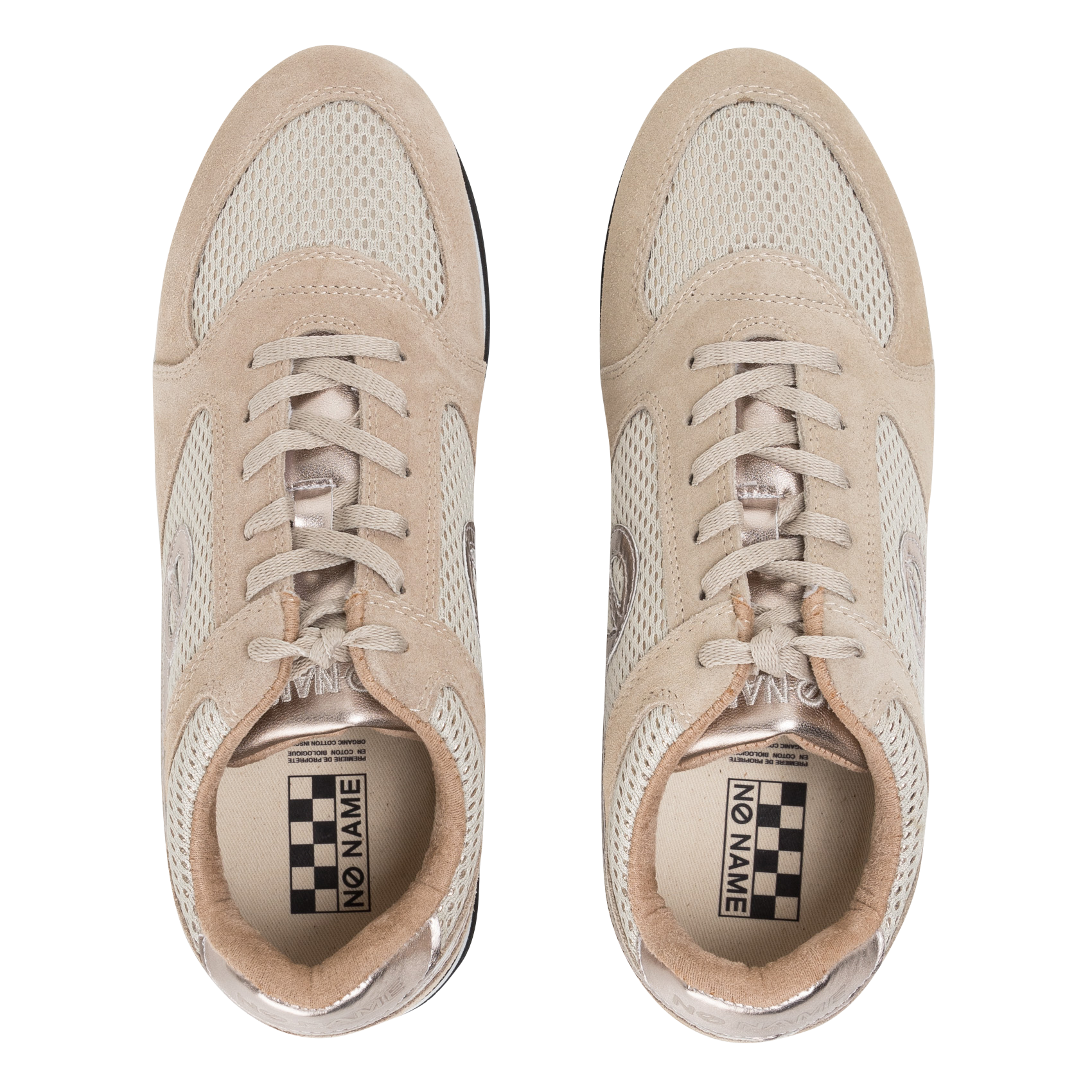 PARKO JOGGER - Baskets basses en cuir mélangé| Beige