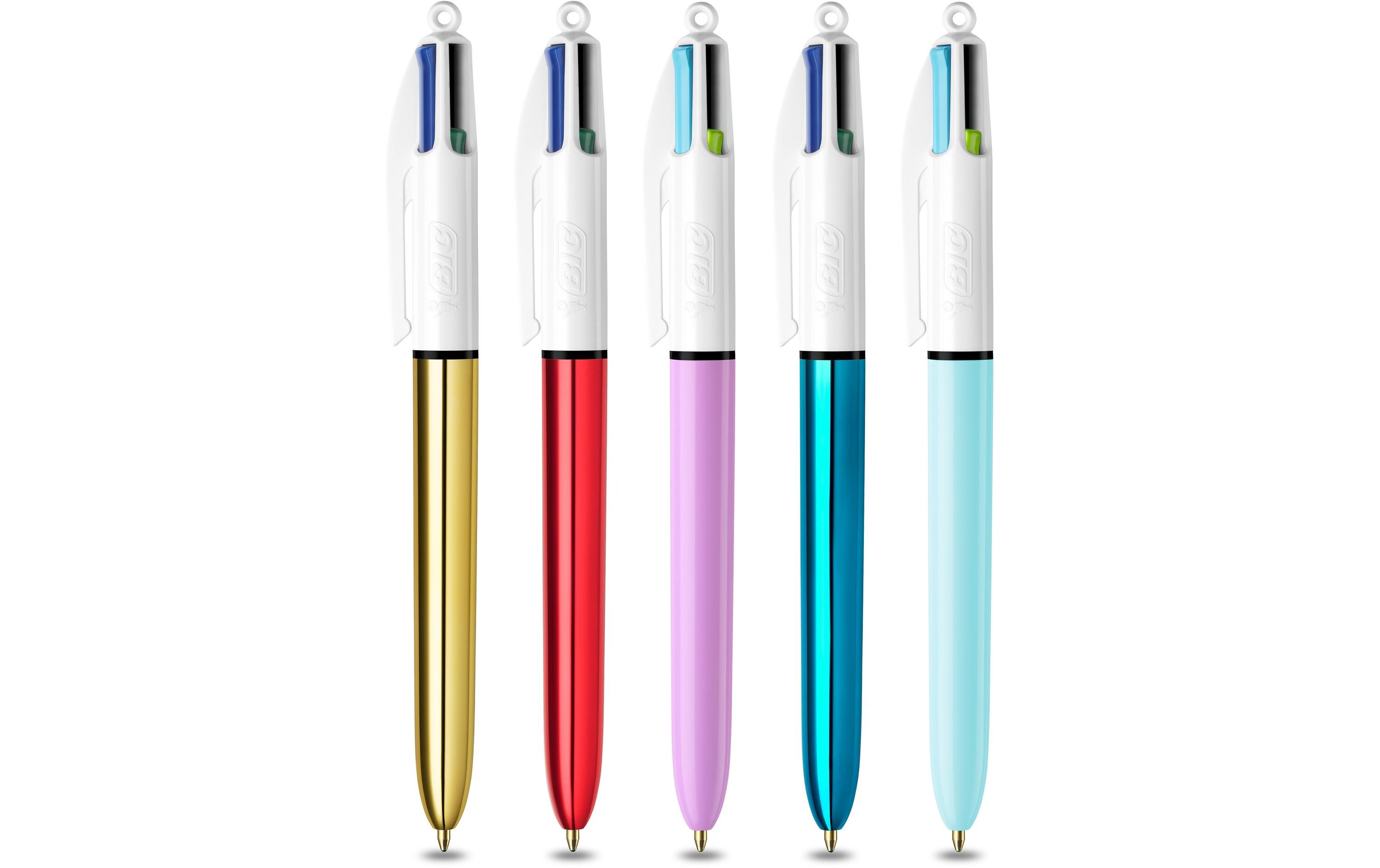 Kugelschreiber My Colors Box 0.32 mm, 5 Stück, MehrfarbigKuli 4-farbig, fur die Schule, das Studium, zu Hause und das Buro