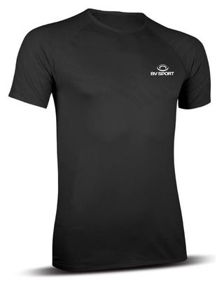 Maillot manches courtes BV Sport Aerial Court Noir