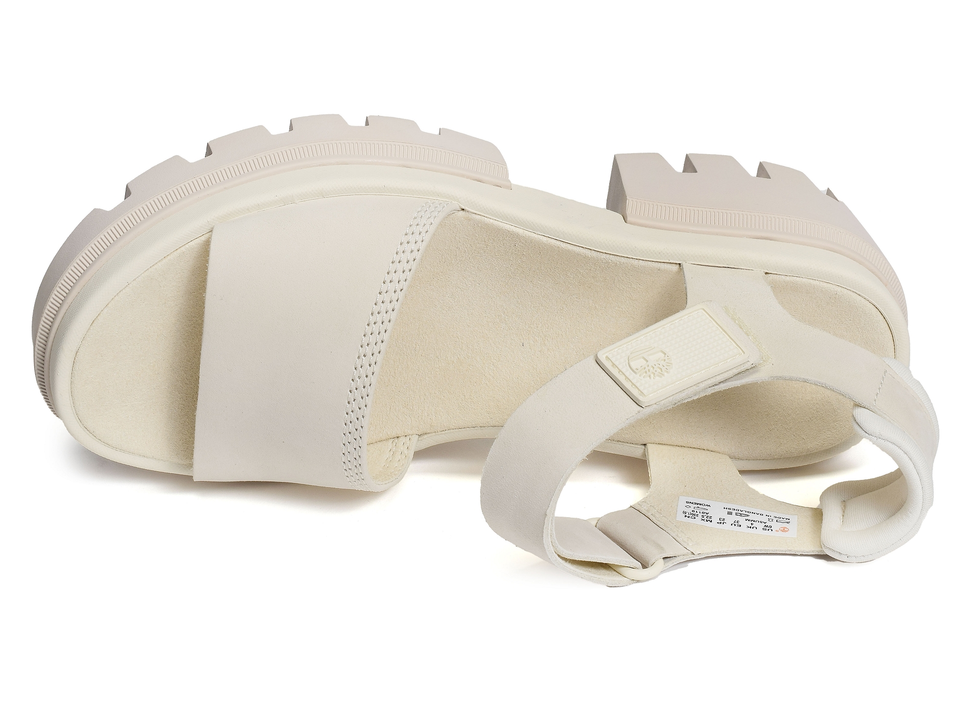 Everleigh ankle strap blanc