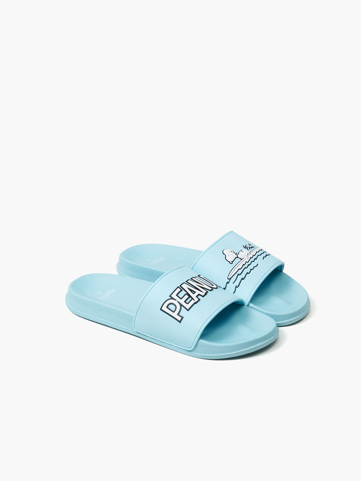 Sandália de banho Snoopy - Peanuts™ - Azul Turquesa