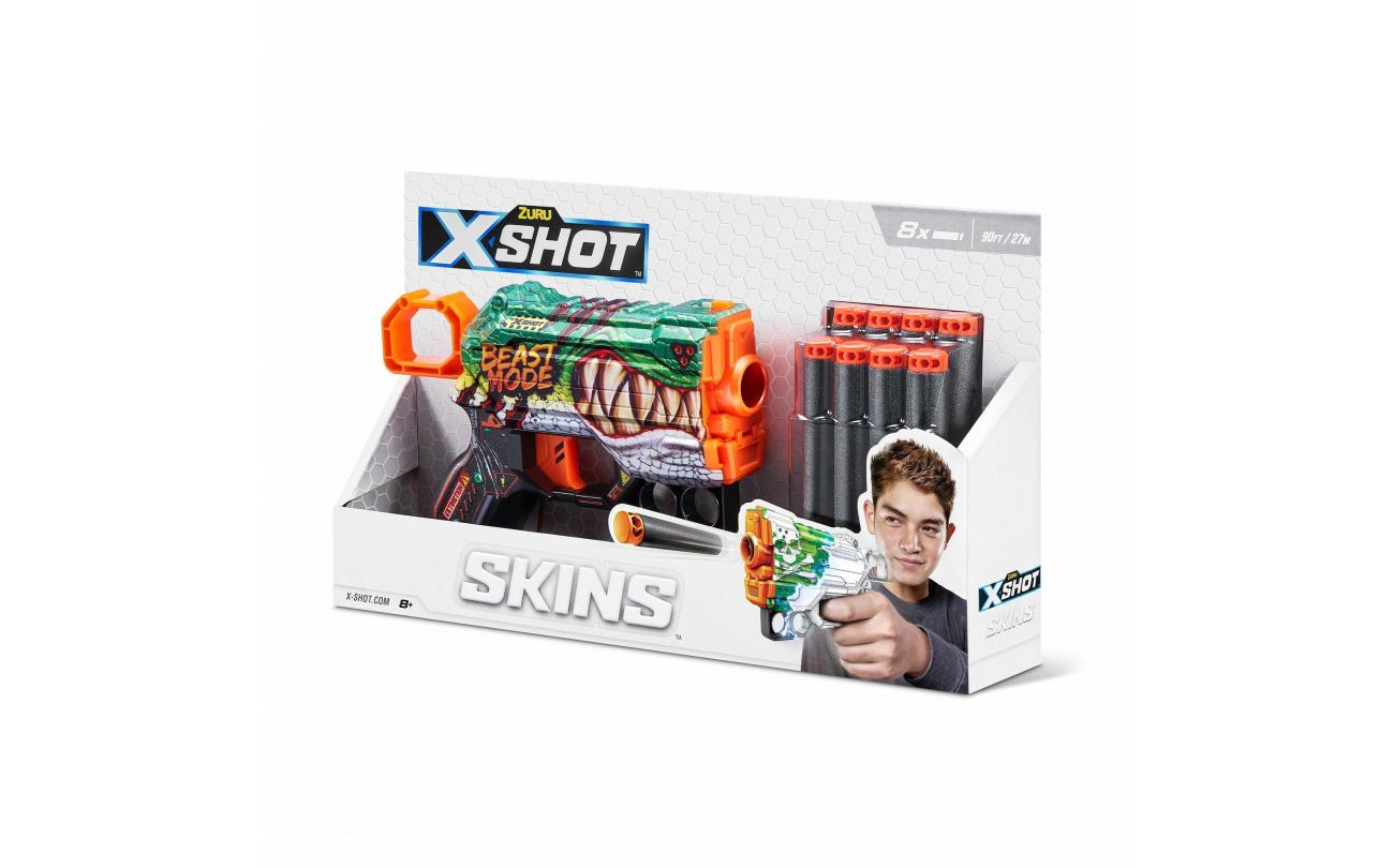 X-shot Skins Menace met 8 darts