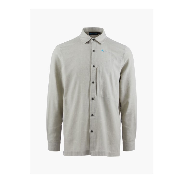 Klättermusen Helheim LS Shirt M's Smoke Grey-Clay