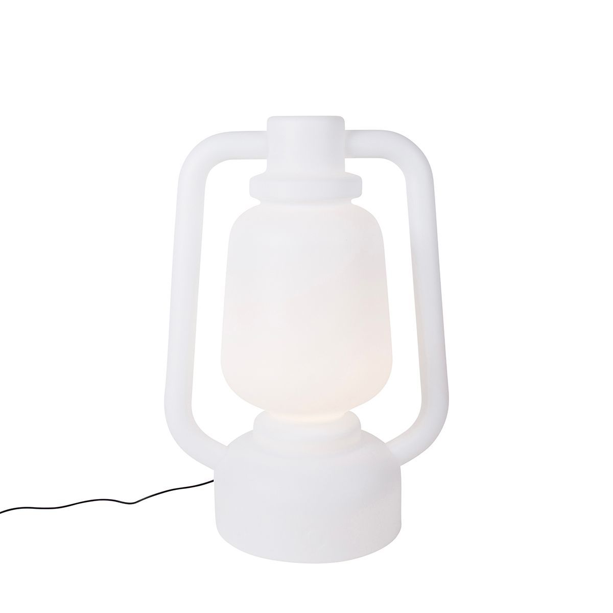 Smart vloerlamp wit 110 cm incl. Wifi G95 - Storm Extra Large