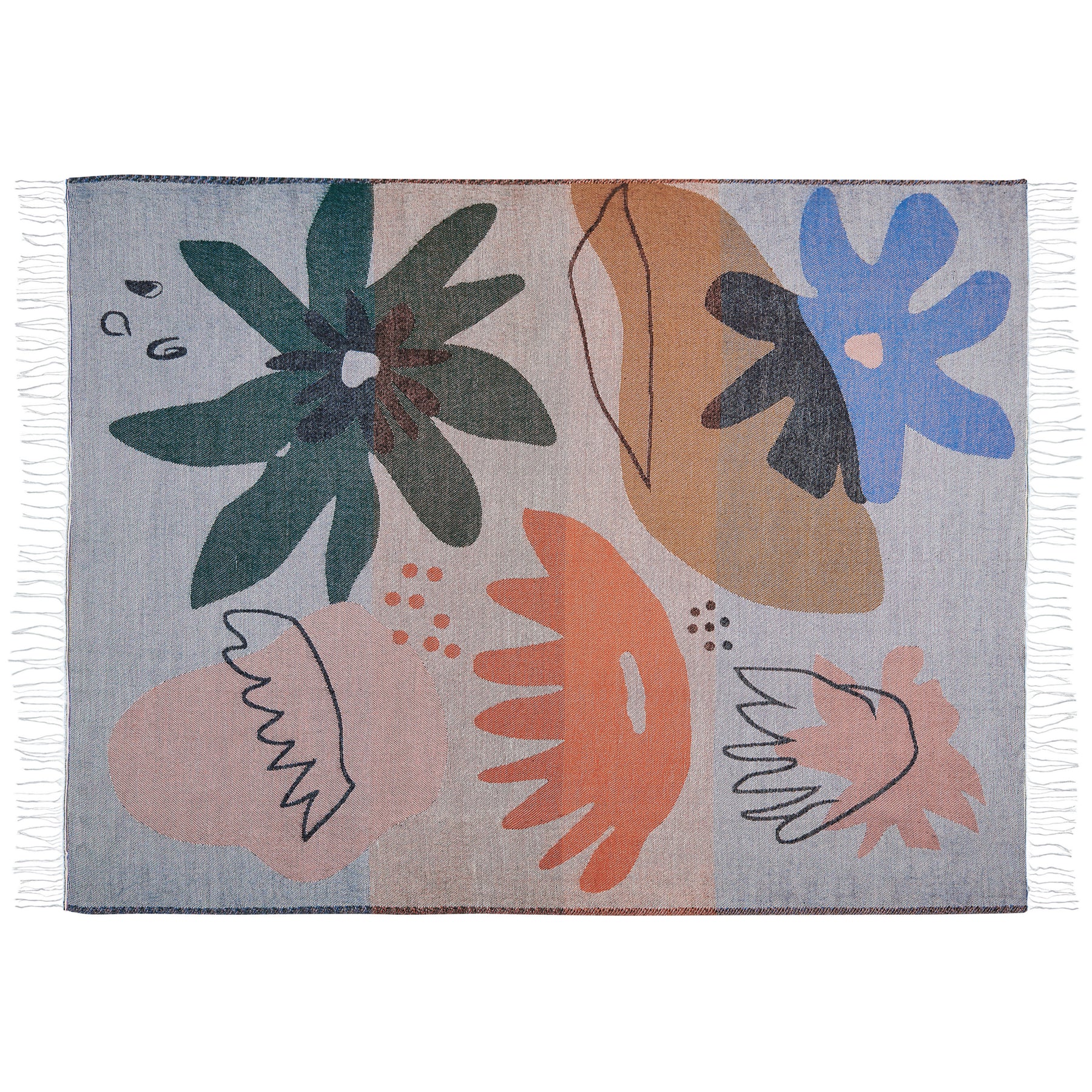 Beliani - BAIDI - Plaid - Lichtblauw - 130 x 170 cm - Polyester