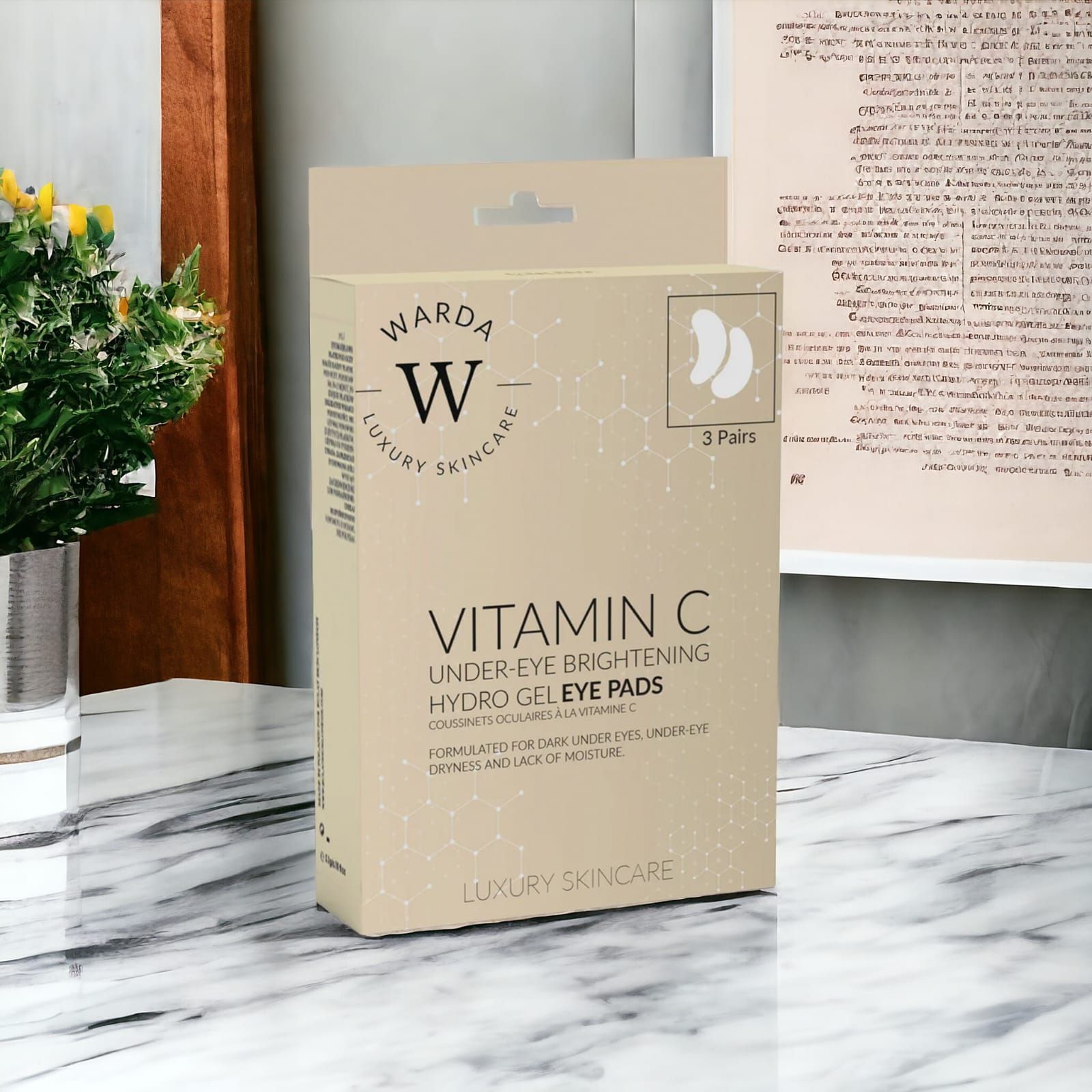 Warda skincare WARDABRIGHTENING HYDRO GEL UNTER DIE AUGEN