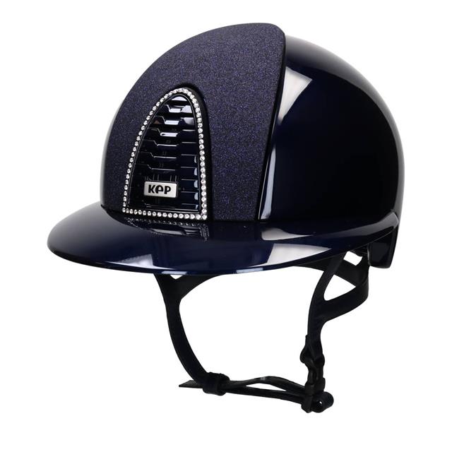 Veiligheidshelm KEP Italia Cromo 2.0 Polish Star Polo Swarovski Frame Donkerblauw