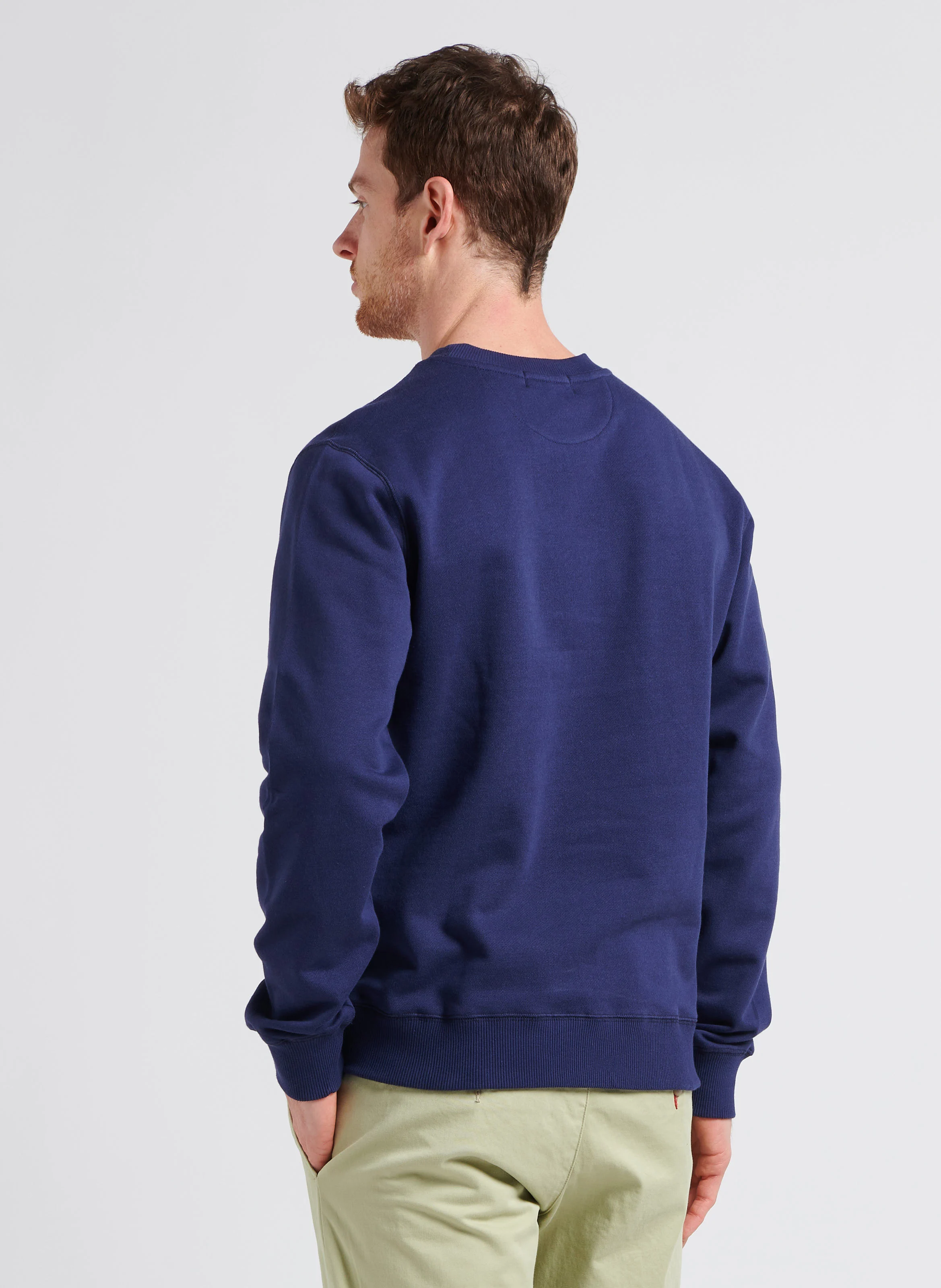 CHARONNE WEEKENDER - Sweatshirt col rond en coton bio | Bleu