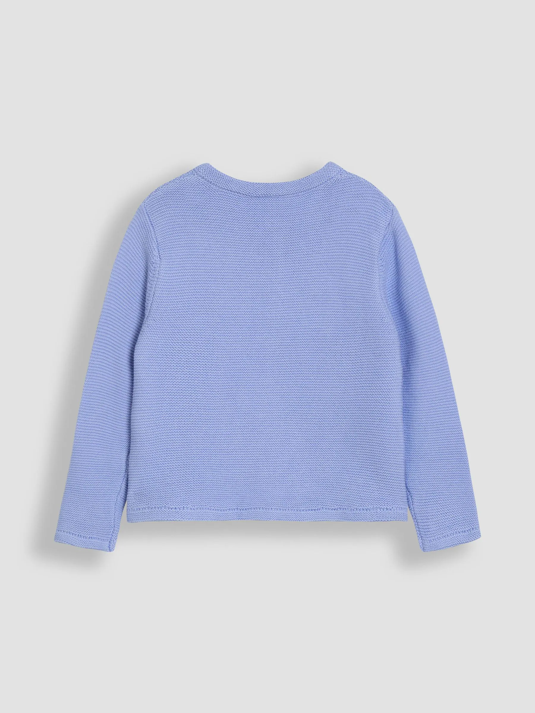 Blauw - JoJo Maman Bébé Klassiek 100% katoenen vest