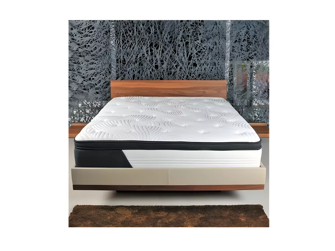 Matelas CASSIE 160x200 cm ressorts et mémoire de forme