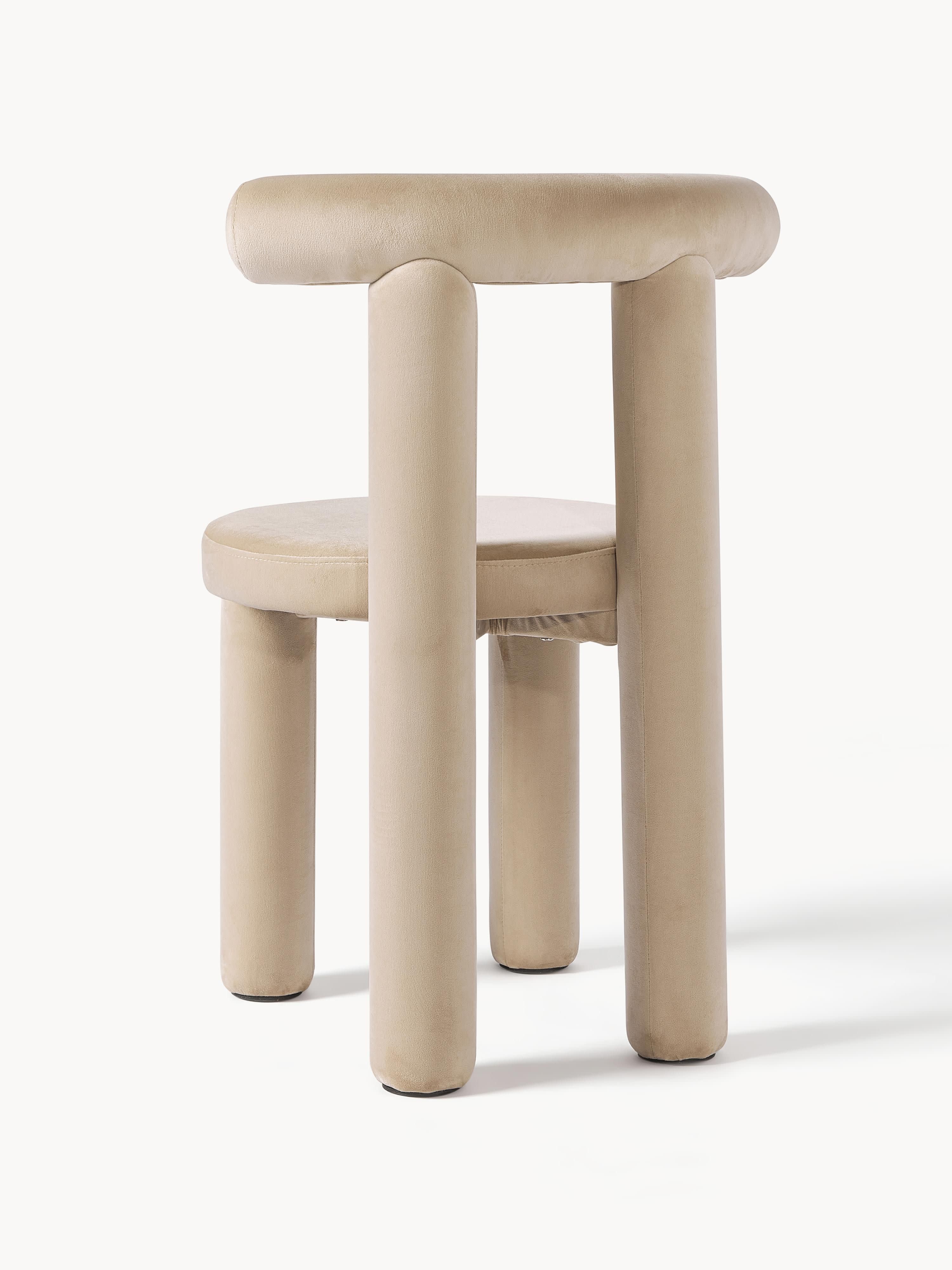 Fluwelen stoel Calan