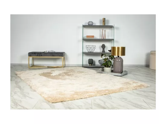 Tapis 150x80cm, design G008R coloris beige - Confort et élégance pour votre intérieur