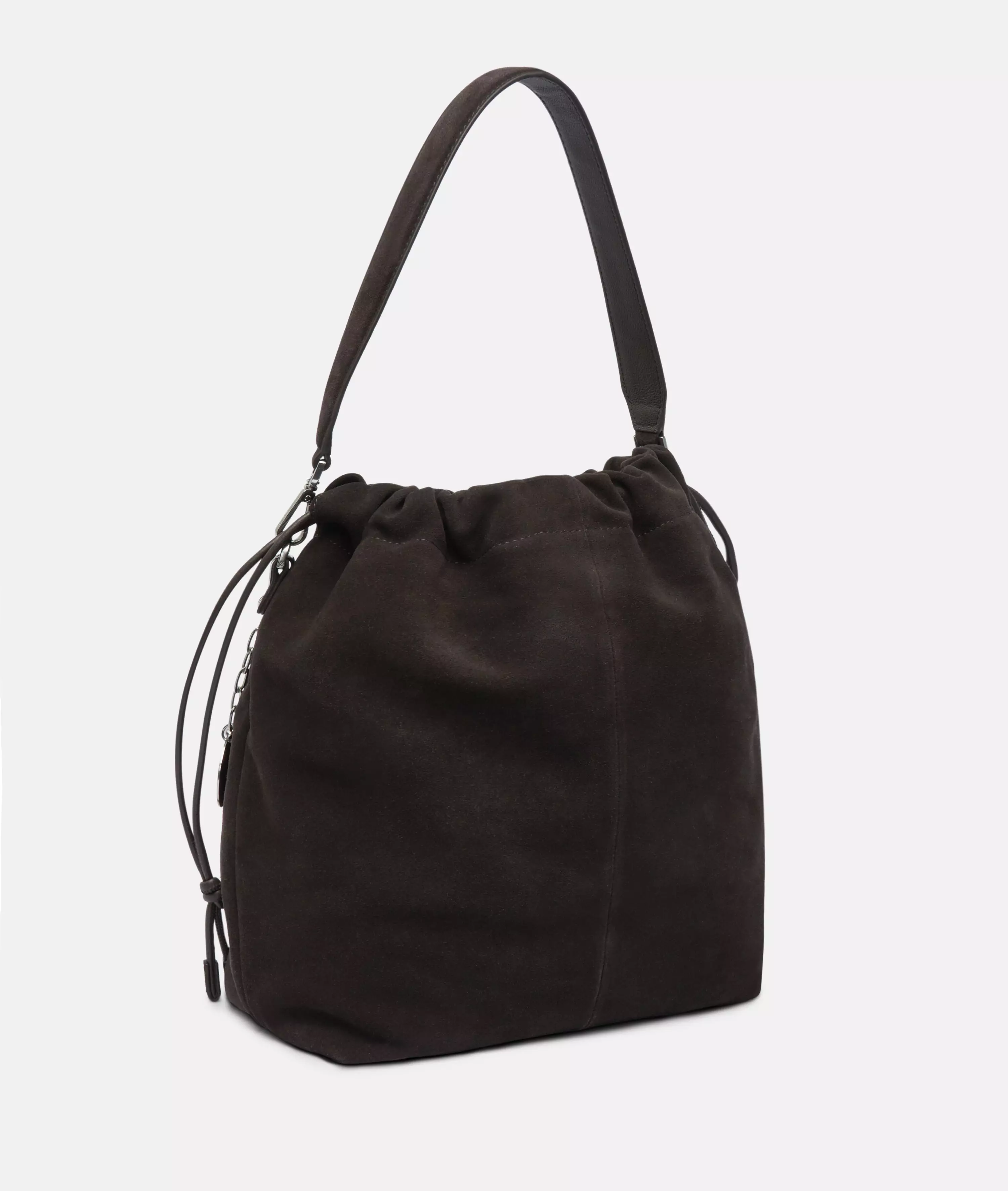 Lya II Hobo M Spacious pouch bag made from soft suede