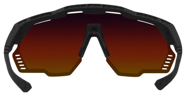 Scicon Sports Aeroshade Kunken Lunettes De Soleil De Performance Sportive (Scnpp Multimorror Rouge/Compagnon De Carbone)