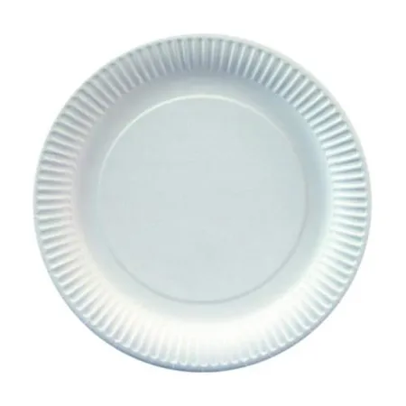 Pap Star Teller aus Pappe pure rund Ø 23 cm weiss 100 Stück
