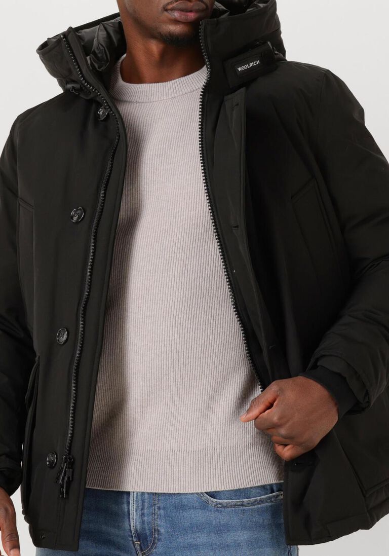 zwarte woolrich winterjassen arctic anorak