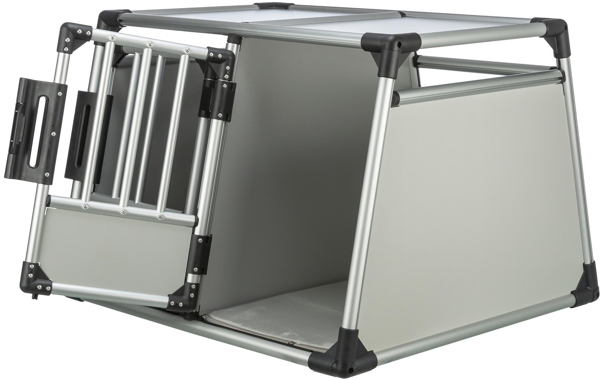 Transportbox Doppelbox Aluminium<br>Transportbox für 2 Hunde