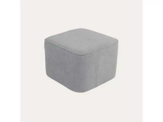 Puff tapissée tapissé Gris 60x42