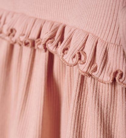 Minymo Kleid - Rib - Misty Rose