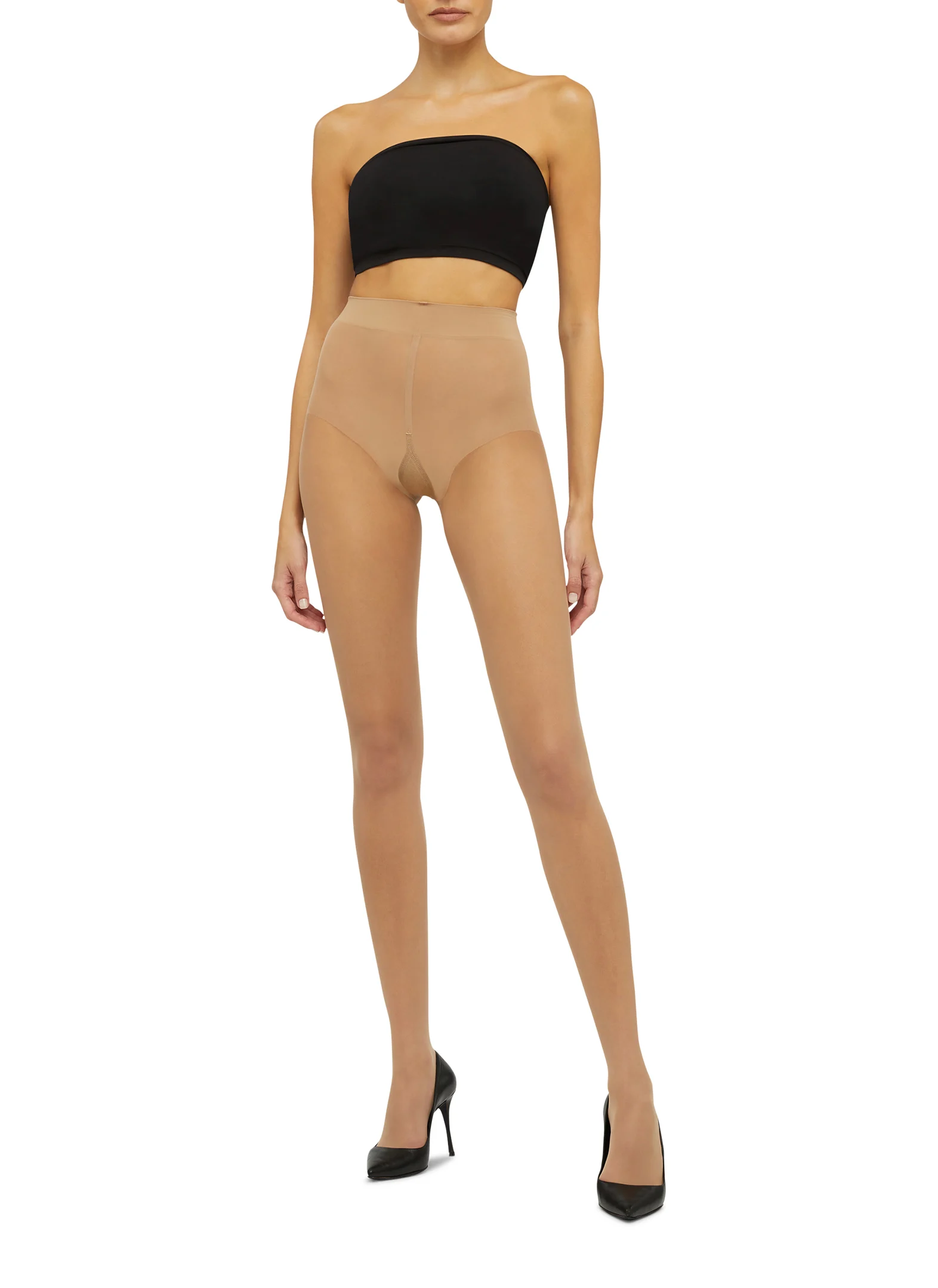 Pure 10 Tights - Collants transparents | Marron