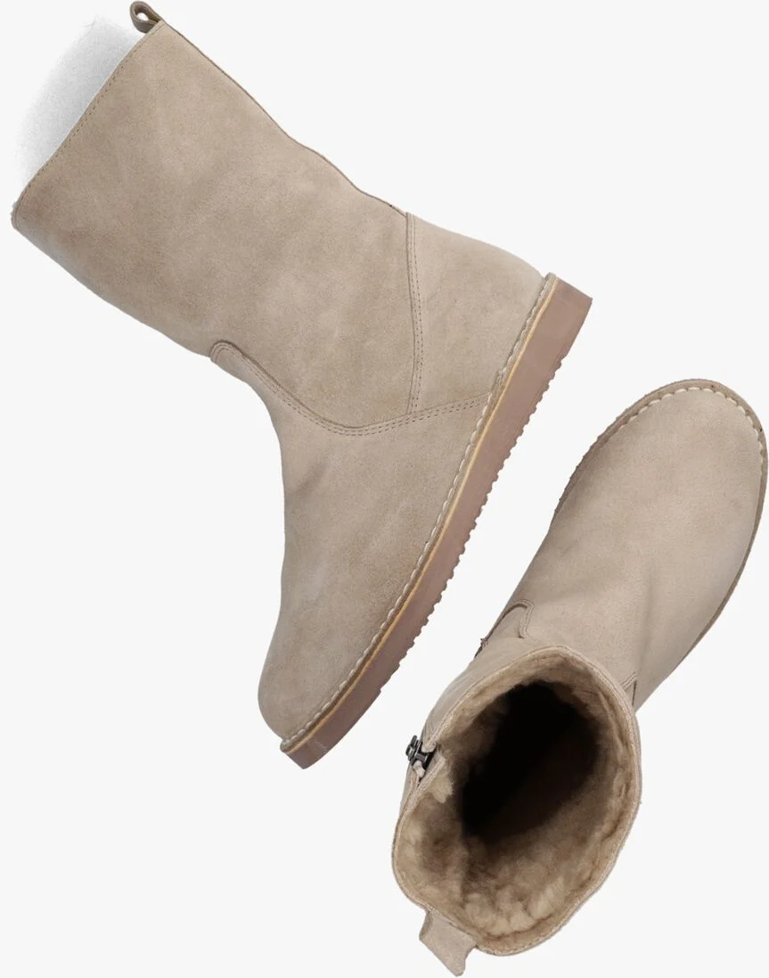 NOTRE-V beige notre-v vachtlaarzen 2204-01