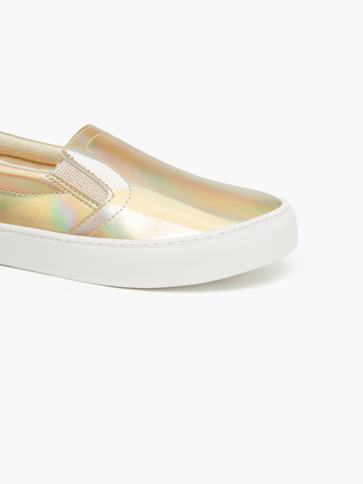 Chinelo iridescente - Dourado