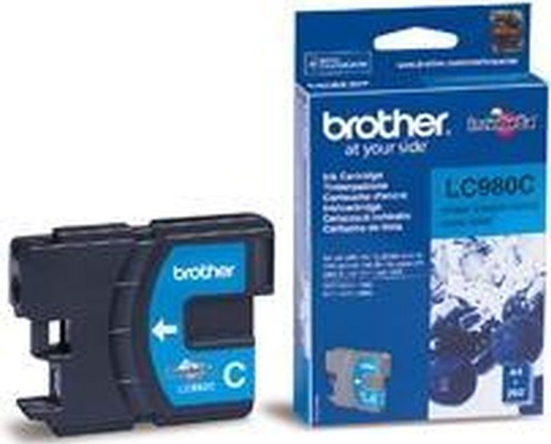 Brother LC980C inktcartridge 5 stuk(s) Origineel Cyaan