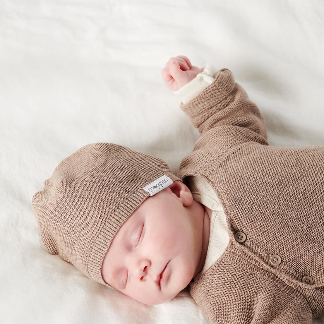 Noppies Newborn Muts Rosita - Taupe Melange