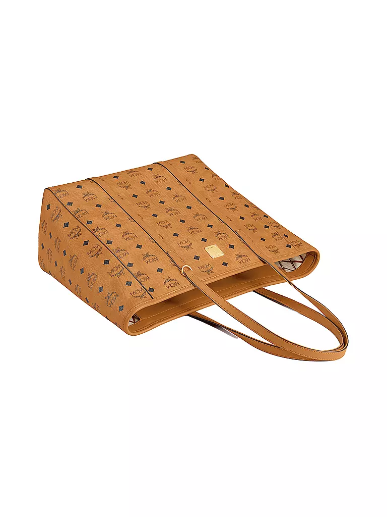 MCM Tasche - Shopper TONI VISETOS Medium braun