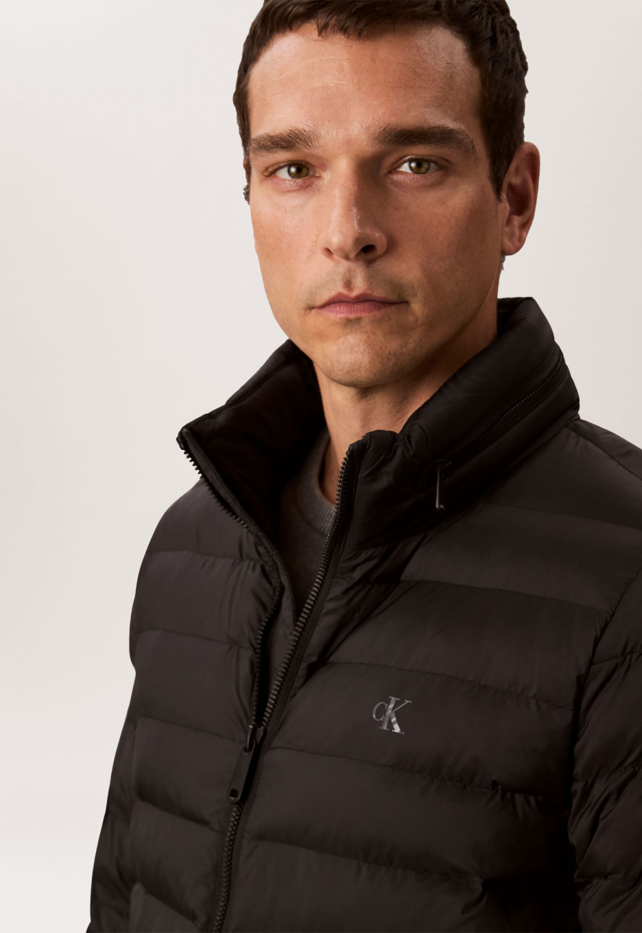 Calvin Klein Nylon Hooded Puffer