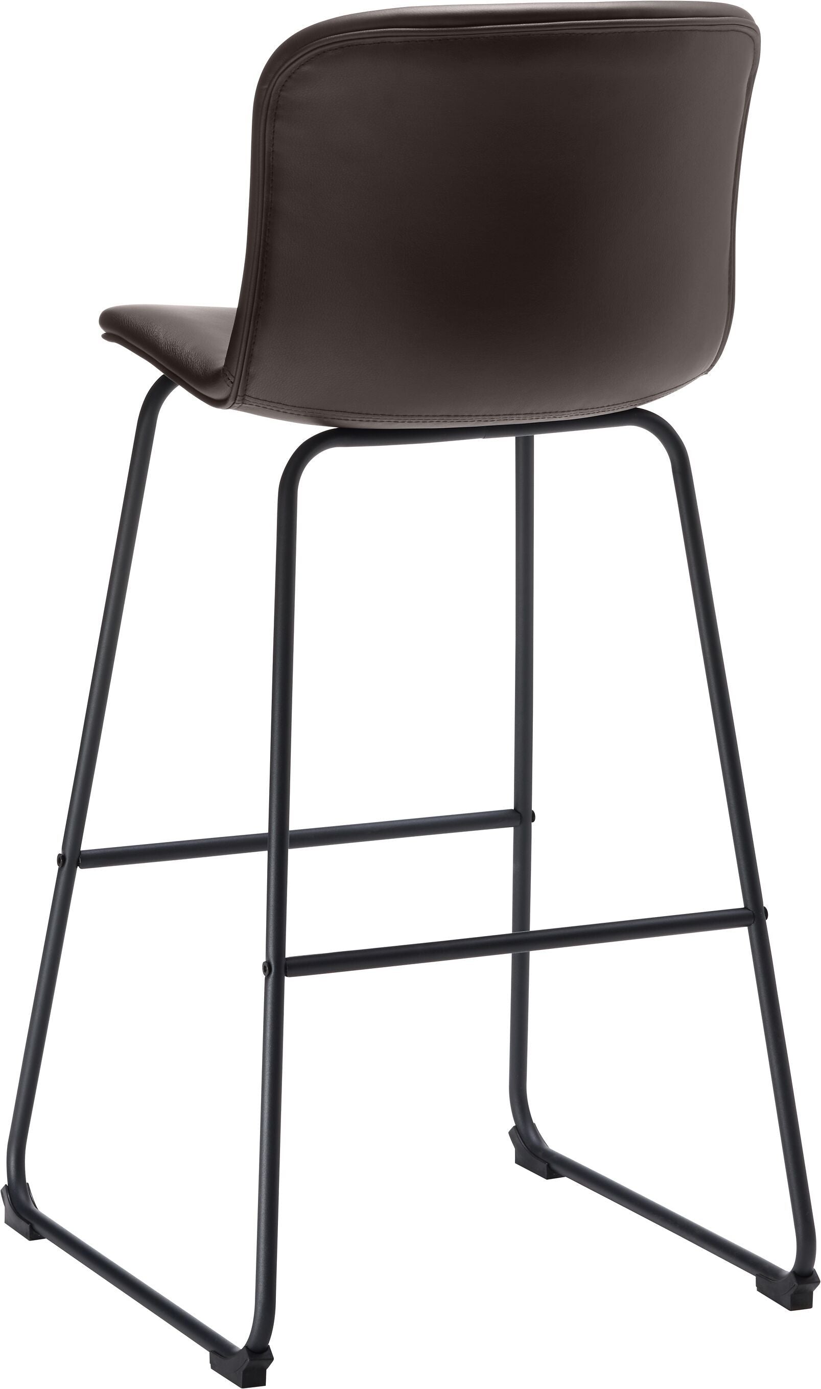 GIANNI Barhocker - Dunkelbraun / B: 49.0 cm x T: 52.0 cm x H: 107.0 cm