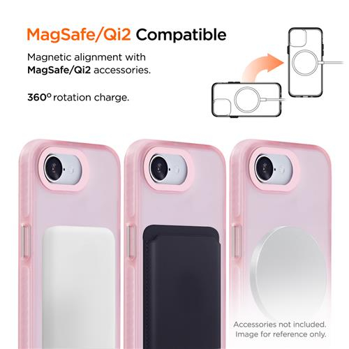 iPhone 16e MagSafe Blizzard Case GRS Schutzhülle aus Recycelten Materialien (EGCA00746) - Pink