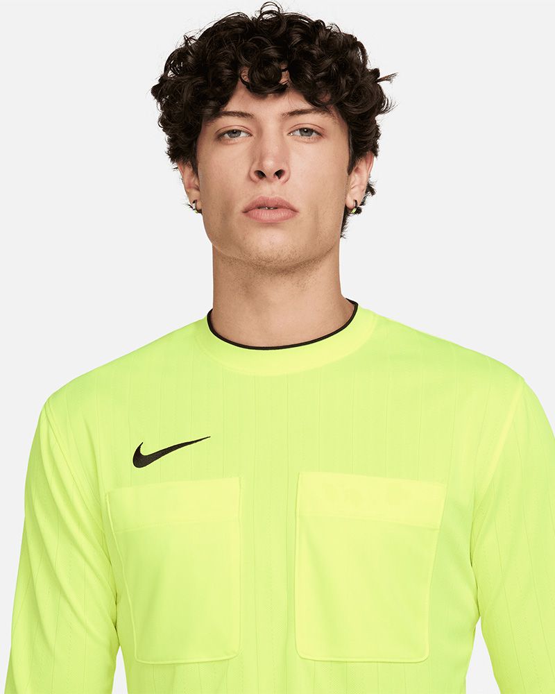 Maillot d'arbitre manches longues Nike Arbitre FFF II Jaune pour homme