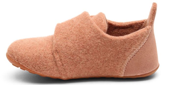Uldhjemmesko m/Velcro
