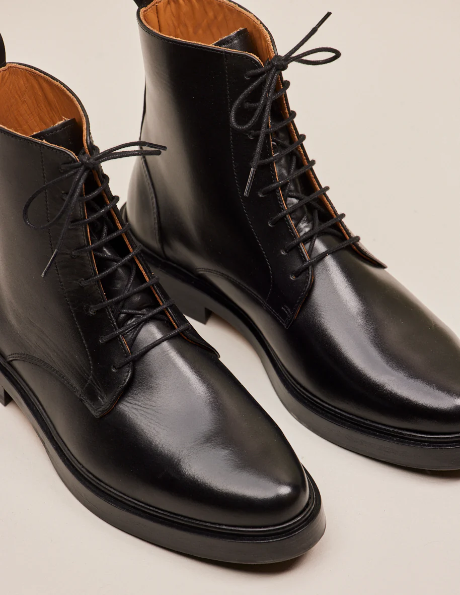 Bottines Timothée - Cuir noir
