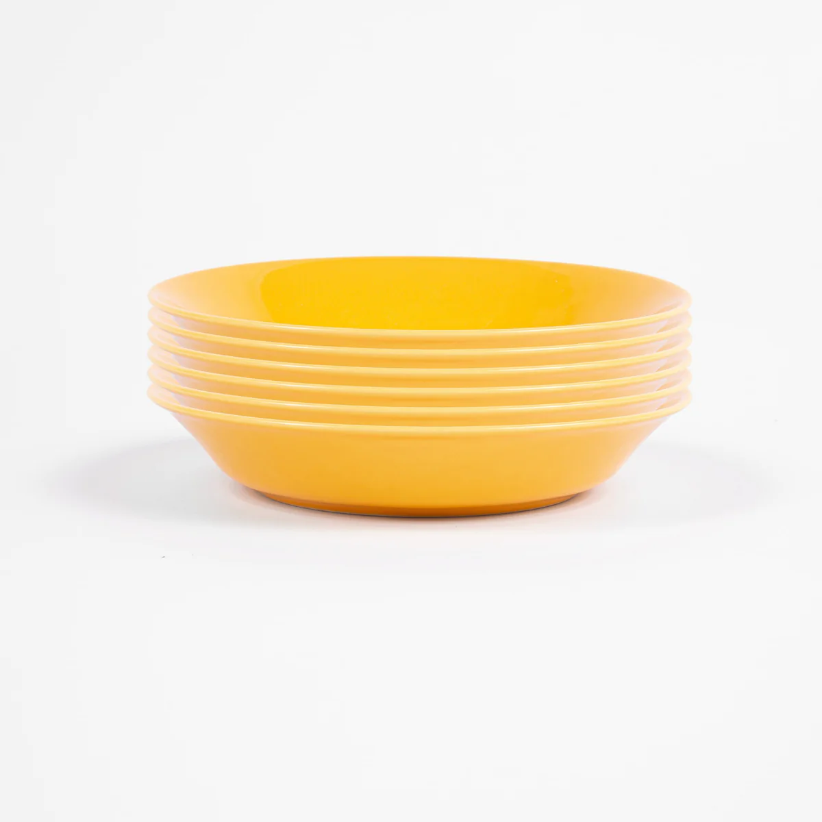 Assiette creuse ronde 19 cm jaune OGRE La Fabrique