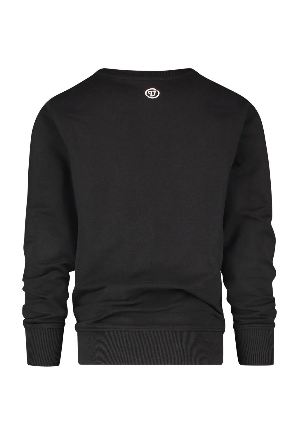 Vingino sweater met logo zwart/wit