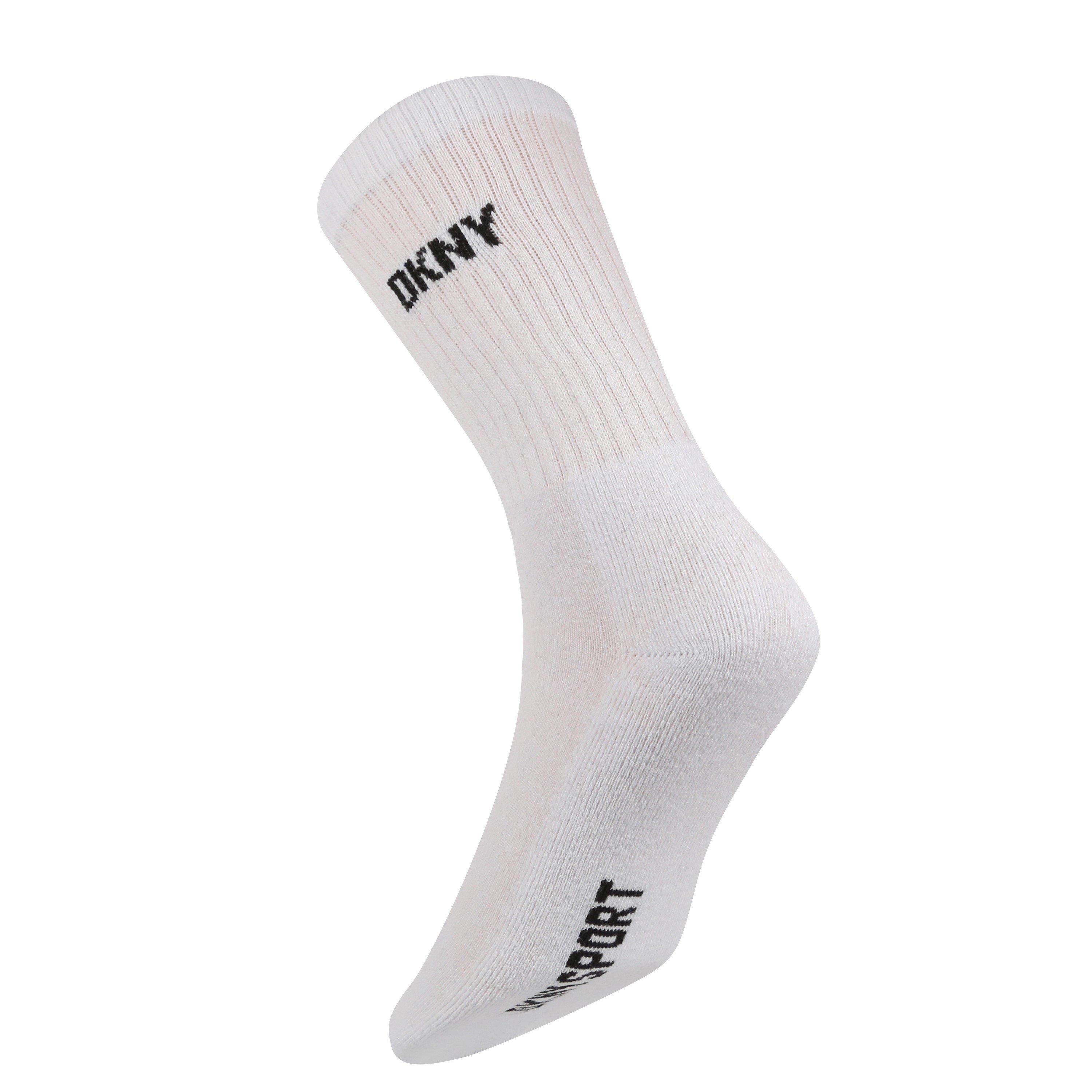 DKNY Ribbed 3 Pack Socks