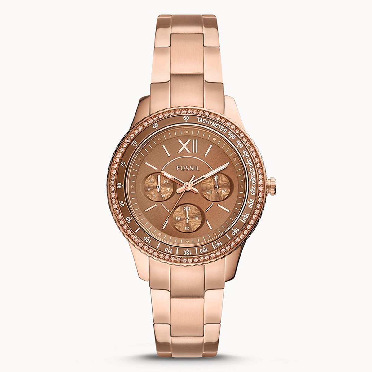 Montre Fossil Femme Stella Sport Rose Gold