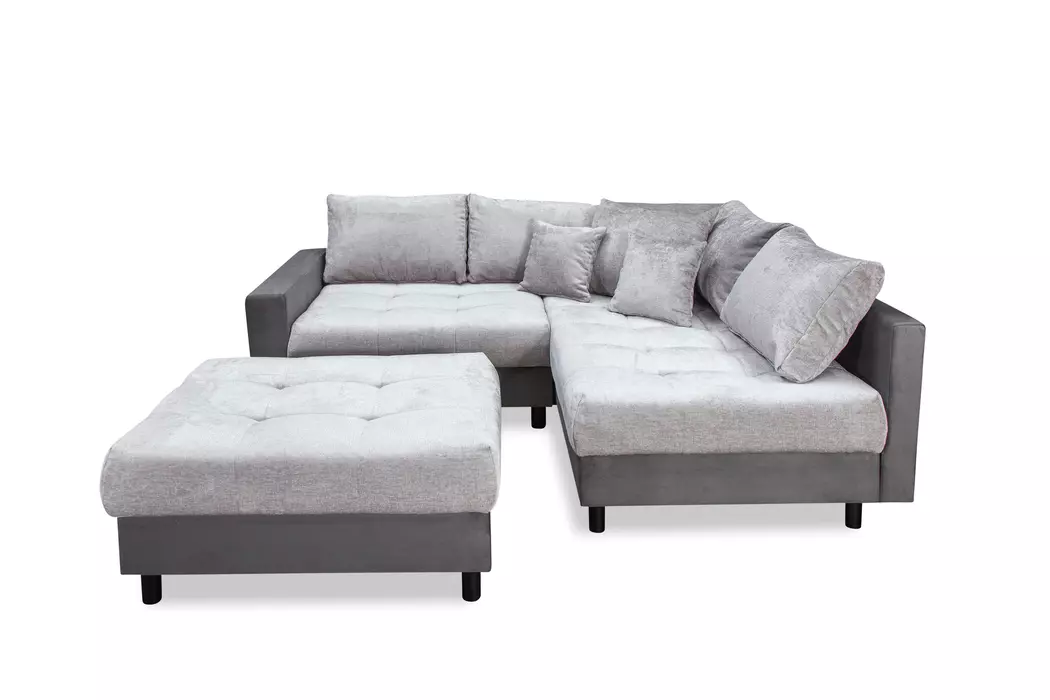 Ecksofa mit Hocker Antonia