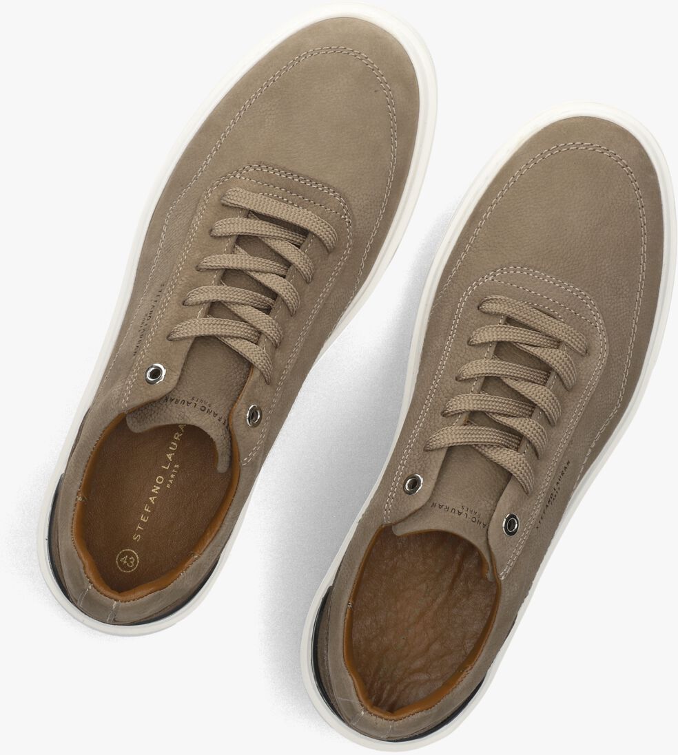 taupe stefano lauran lage sneakers star 001
