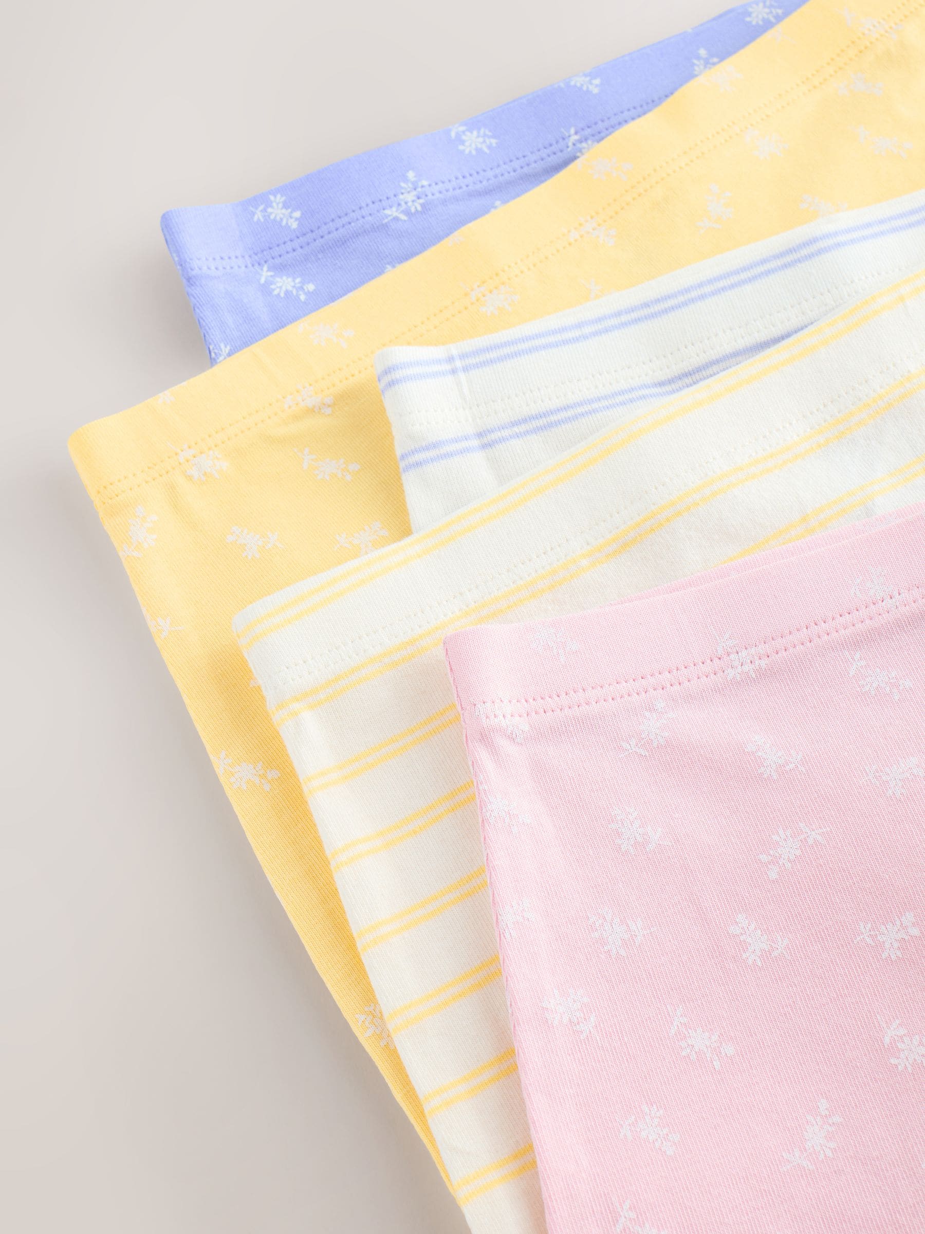 Roze/blauw - Short Briefs 5 Pack (2-16yrs)