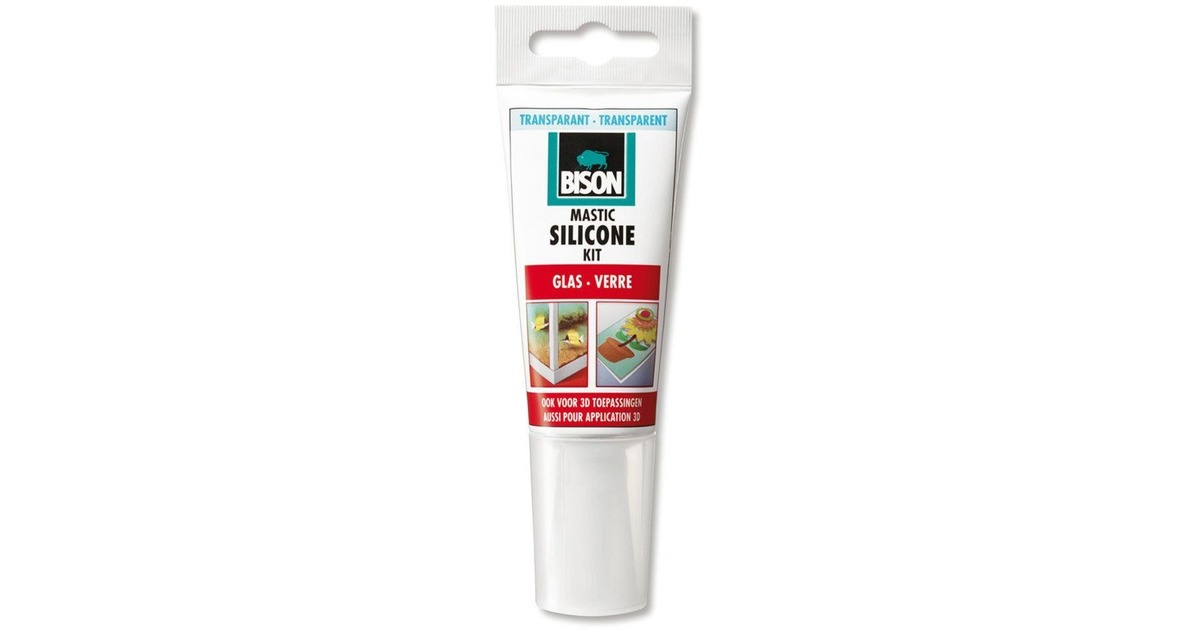 BisonSiliconenkit Glas 60ml