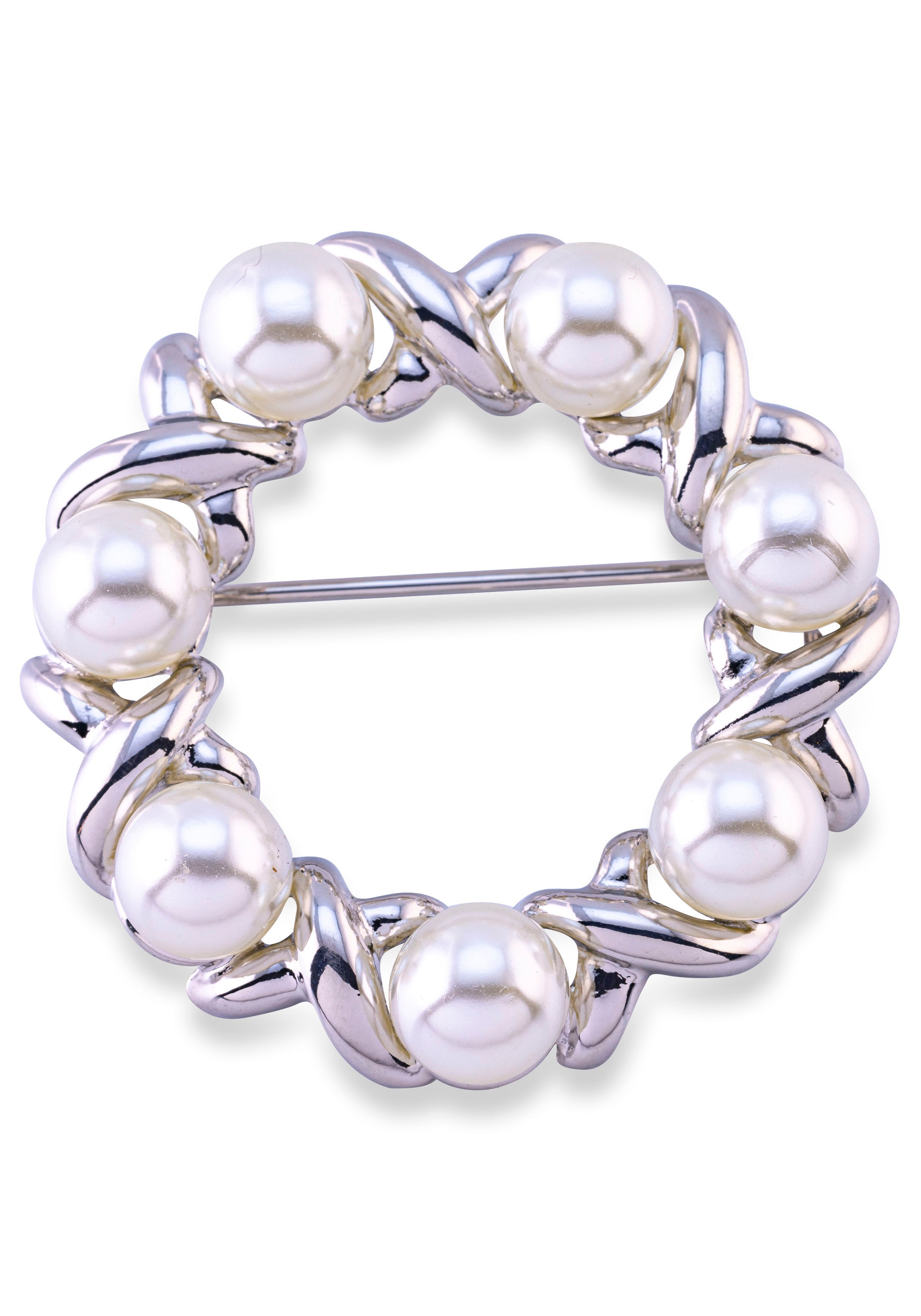 Firetti Brosche »Schmuck Geschenk Ansteckschmuck Perlenbrosche« ()  mit Glasperle