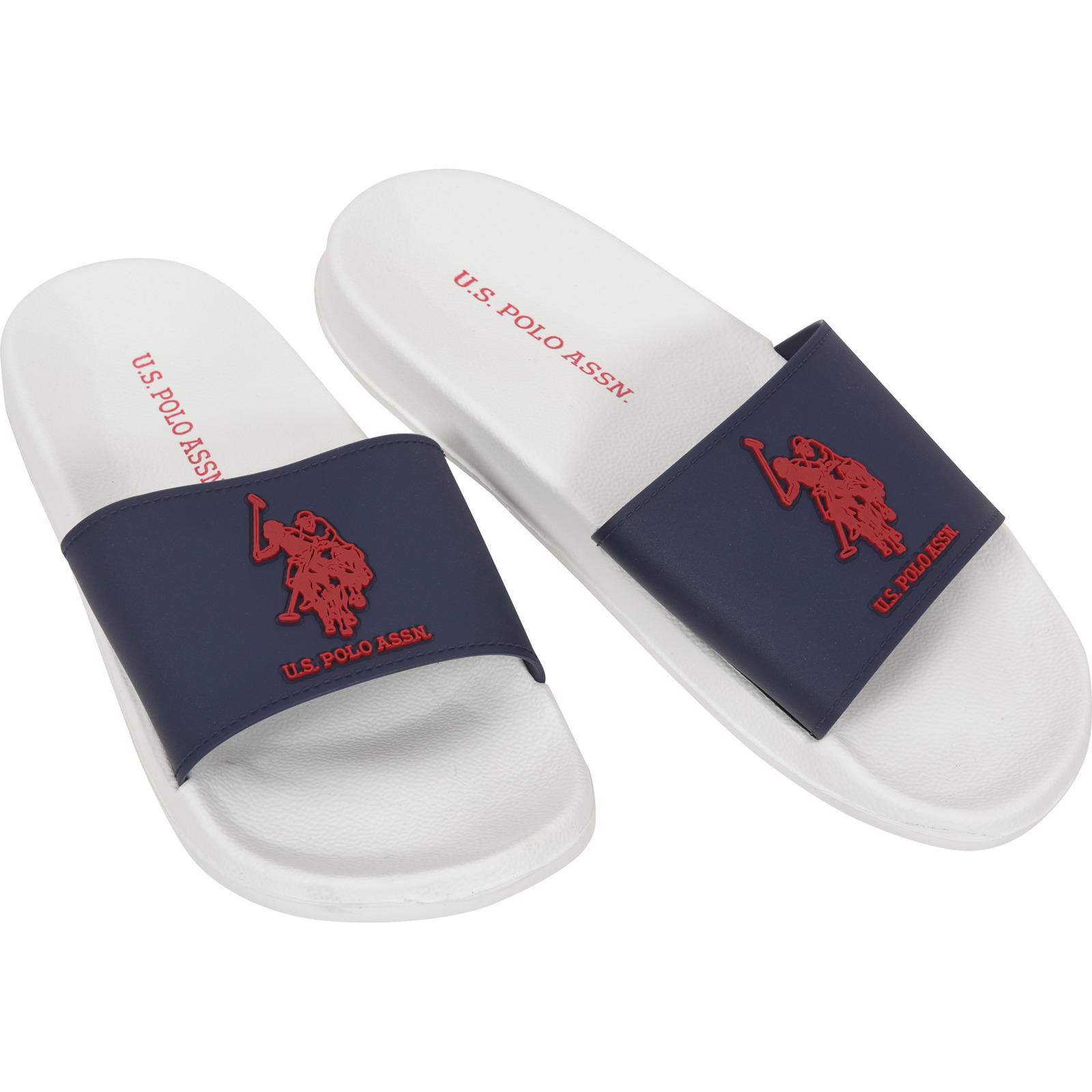 U.S Polo ASSN Herren-Bade-Slipper Gavio II schwarz, 41